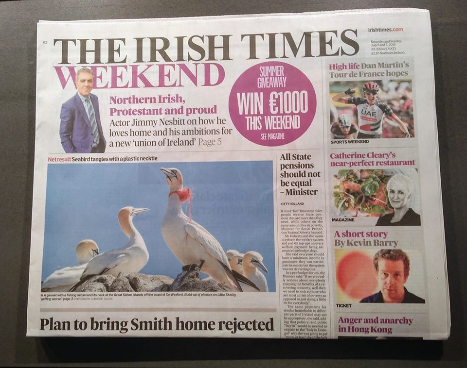 Gannett on Irish Times Weekend by Christine Taylor