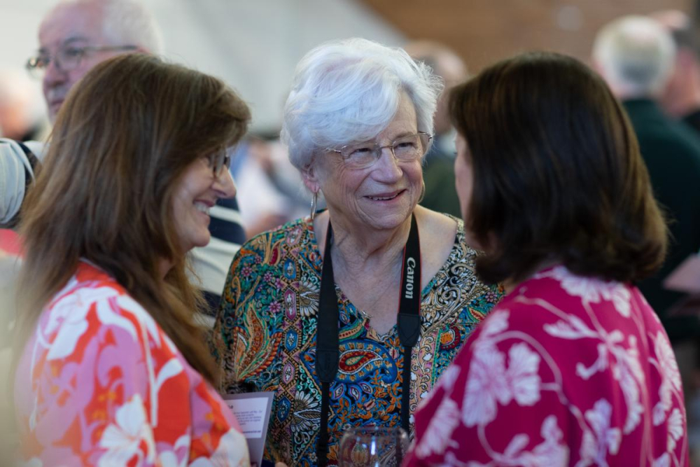 Maria O'Reilly (left), Lilian Harris (center) and Anne O'Grady (right) enjoying the evening.